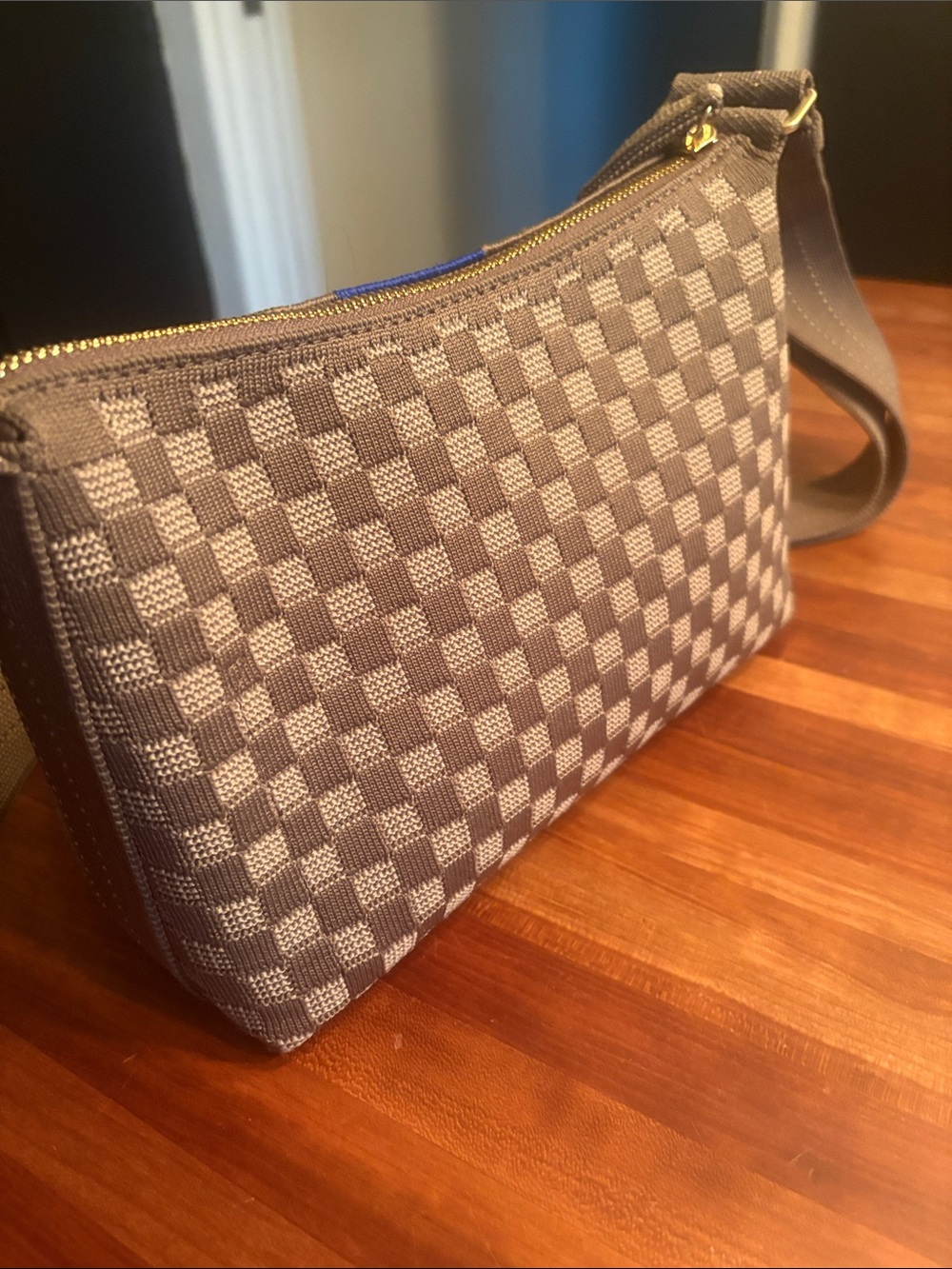 Rothy's Casual Crossbody Bag, green woven, like new - Picture 5 of 5